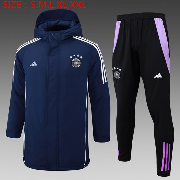Abrigo Alemania Conjunto Completo 2024/25 Azul